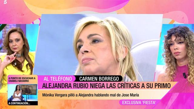 Mónika Vergara, Carmen Borrego y Alejandra Rubio en 'Fiesta de verano'.