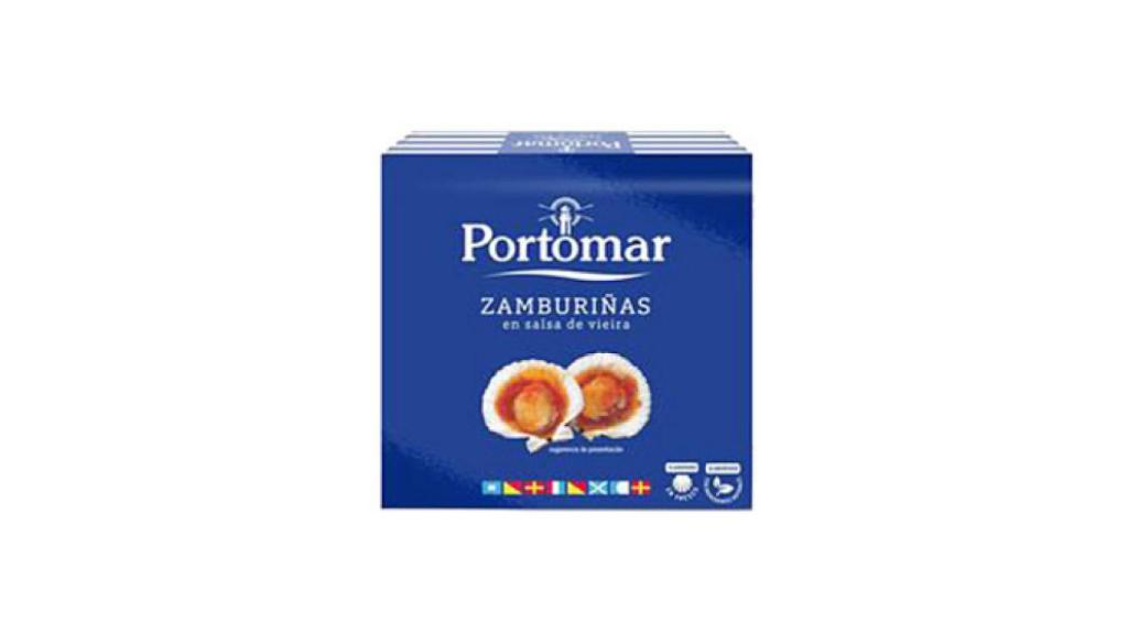 Zamburiñas en salsa de vieira.