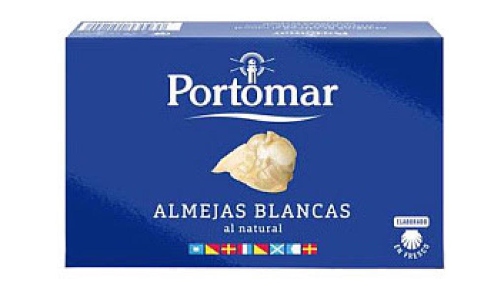 Almejas al natural.