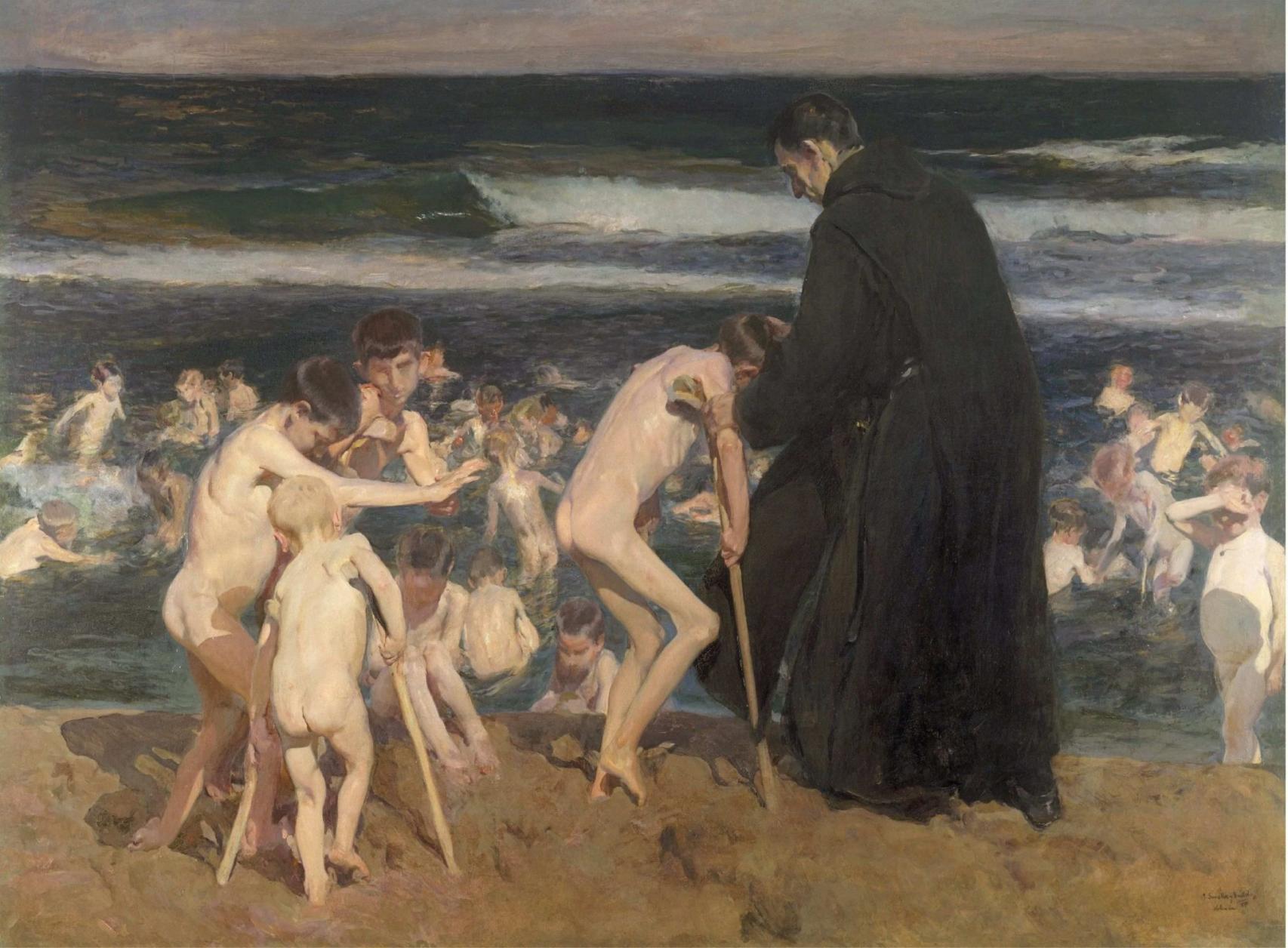 Joaquín Sorolla: '¡Triste herencia!', 1899. Colección Bancaja