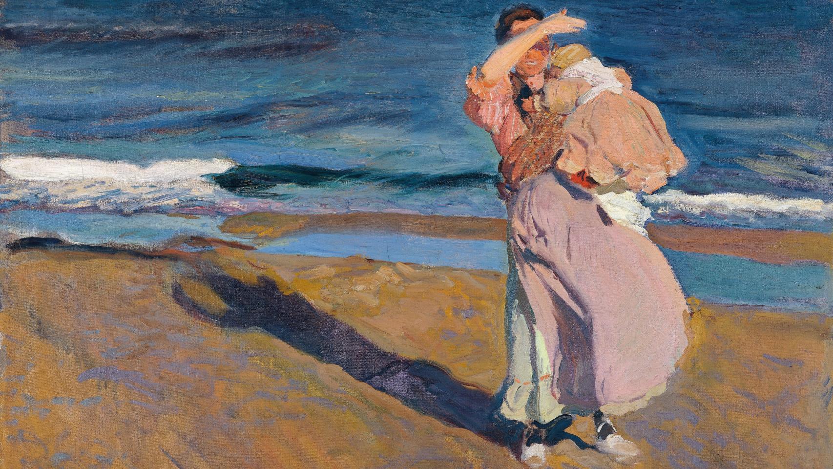 Joaquín Sorolla: 'Pescadora con su hijo', Valencia, 1908. Fundación Museo Sorolla