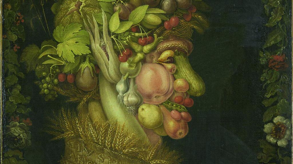 Giuseppe Arcimboldo: Detalle de 'El verano', 1573. Museo del Louvre