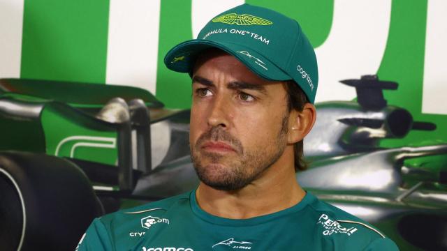 Fernando Alonso, durante el Gran Premio de Hungría de la F1 2023