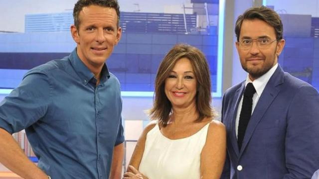 Ana Rosa Quintana, Joaquín Prat y Màxim Huerta.