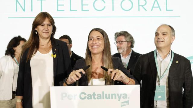 La cabeza de lista de Junts, Miriam Nogueras