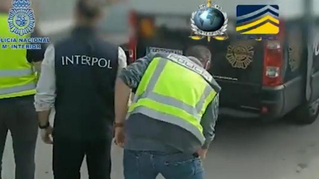 Imagen de archivo de operativos de la Policía Nacional e Interpol.