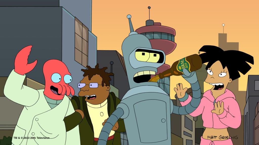 Fotograma de 'Futurama'.