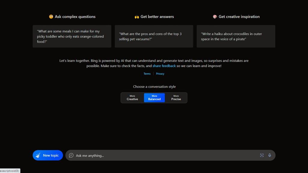 Bing en Chrome
