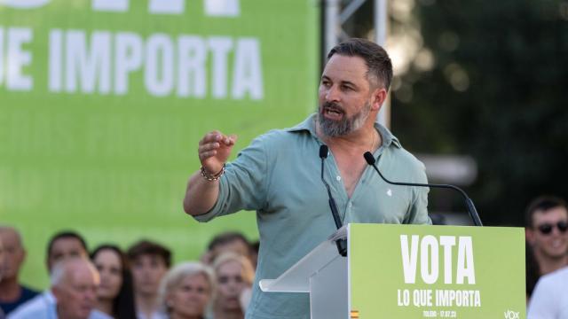 Santiago Abascal, en una imagen reciente en Toledo. Foto: Javier Longobardo