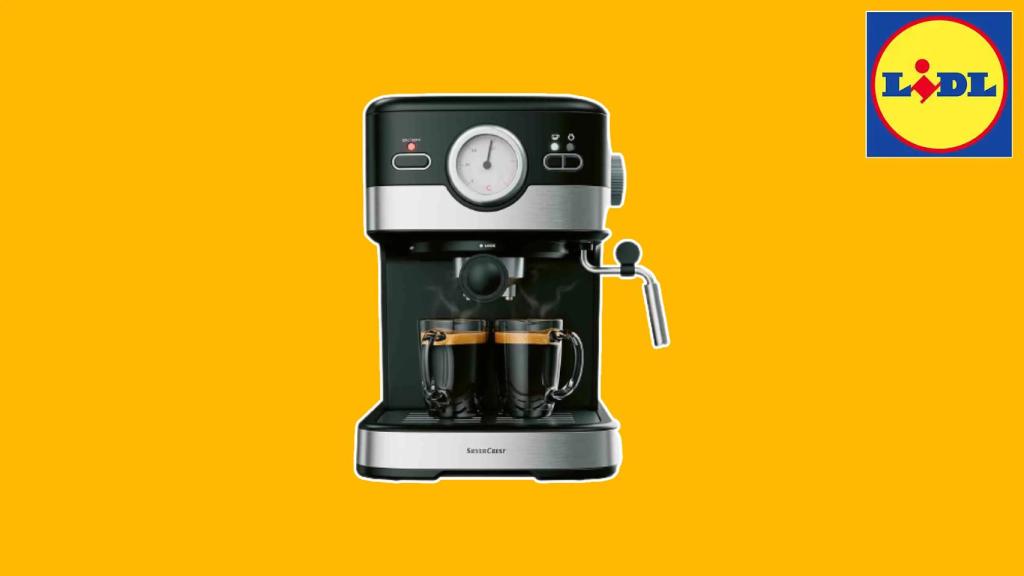 La cafetera que vende Lidl.