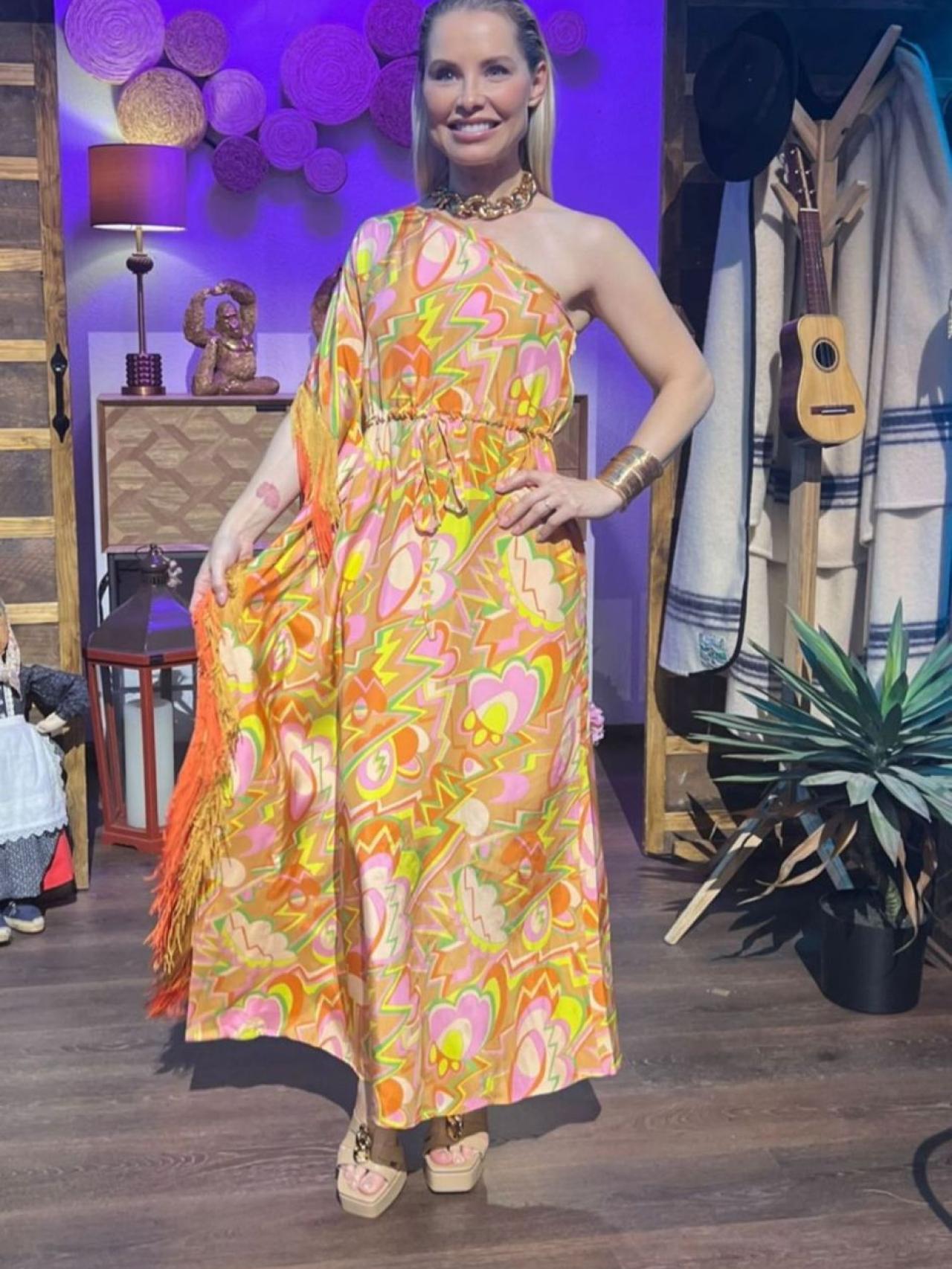 Soraya Arnelas con un vestido de Celia B.