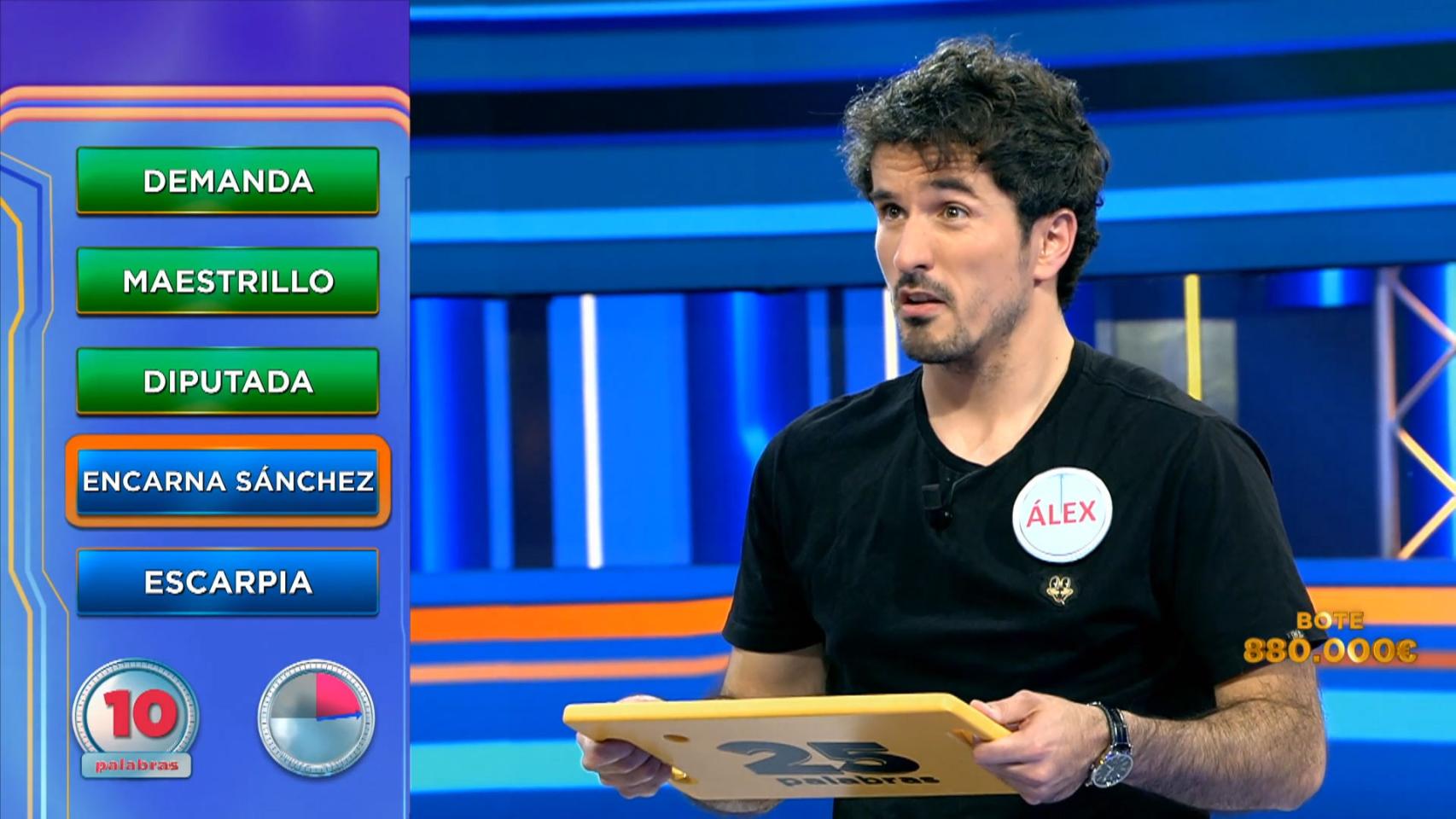 Álex en '25 palabras'.