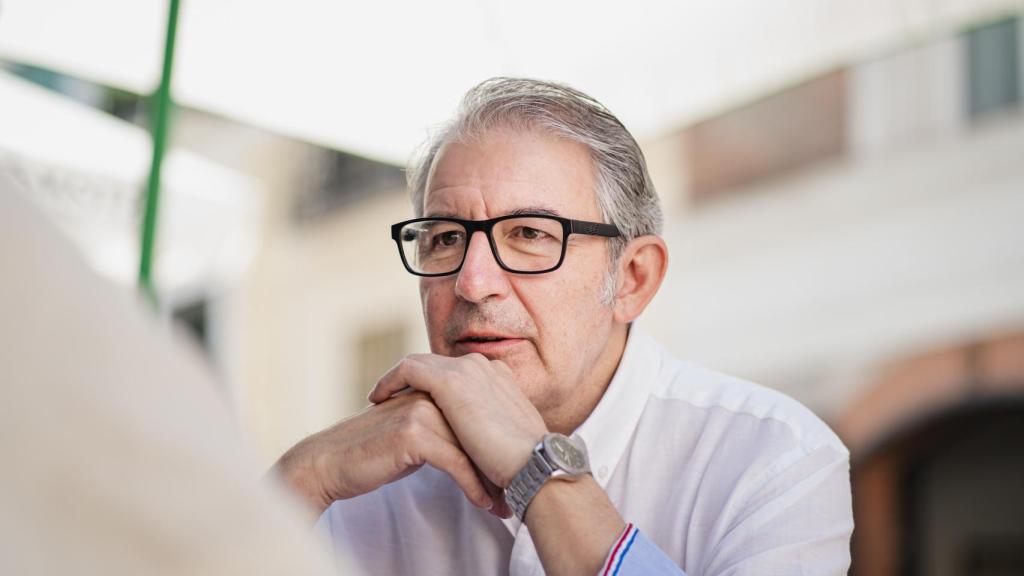 Iñaki Gil durante la entrevista con EL ESPAÑOL.