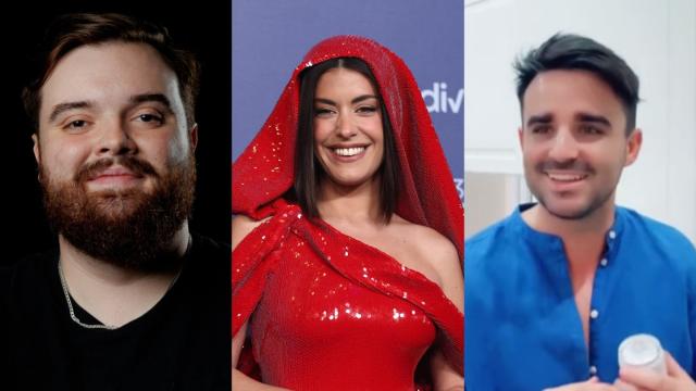 De izquierda a derecha; los influencers Ibai Llano, Dulceida y Nachter.
