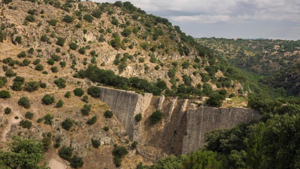 Imagen aérea de la Presa del Gasco