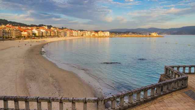 Playa de Silgar, en Sanxenxo.