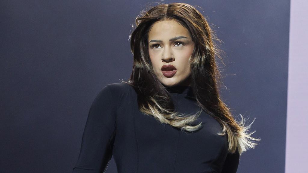 Rosalía durante su concierto en Suiza (EFE)