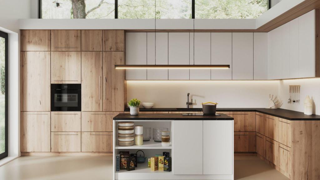 Línea de cocina Toronto (a partir de 2.124€) de El Corte Inglés.