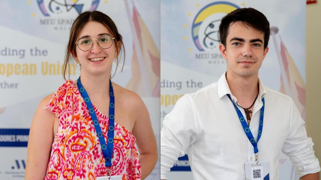 Los participantes Paula y Guillermo.