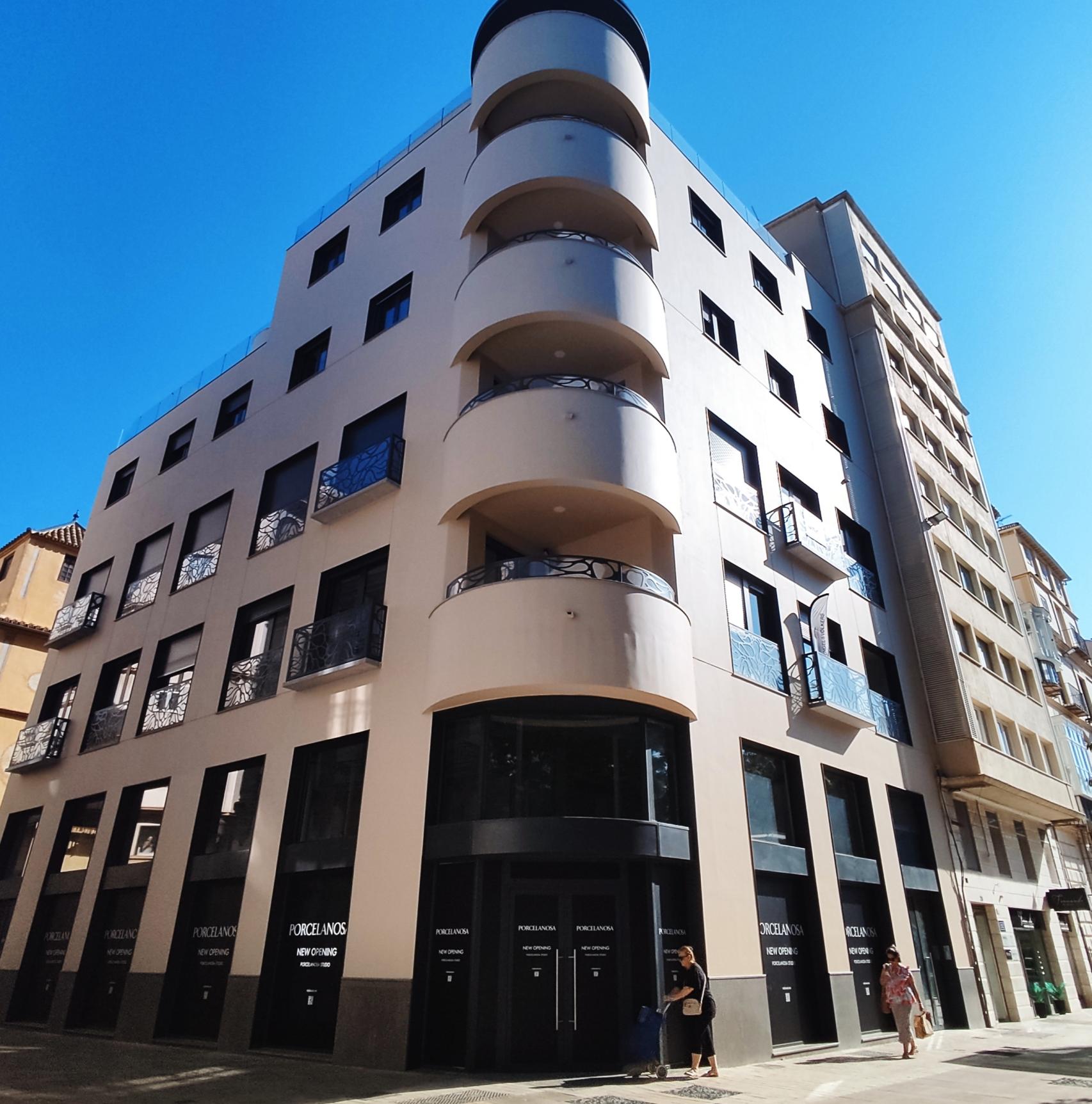Imagen del polémico edificio de la Alameda Principal de Málaga.