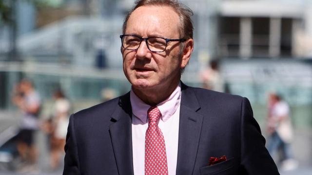 Kevin Spacey a su llegada al juzgado en Londres