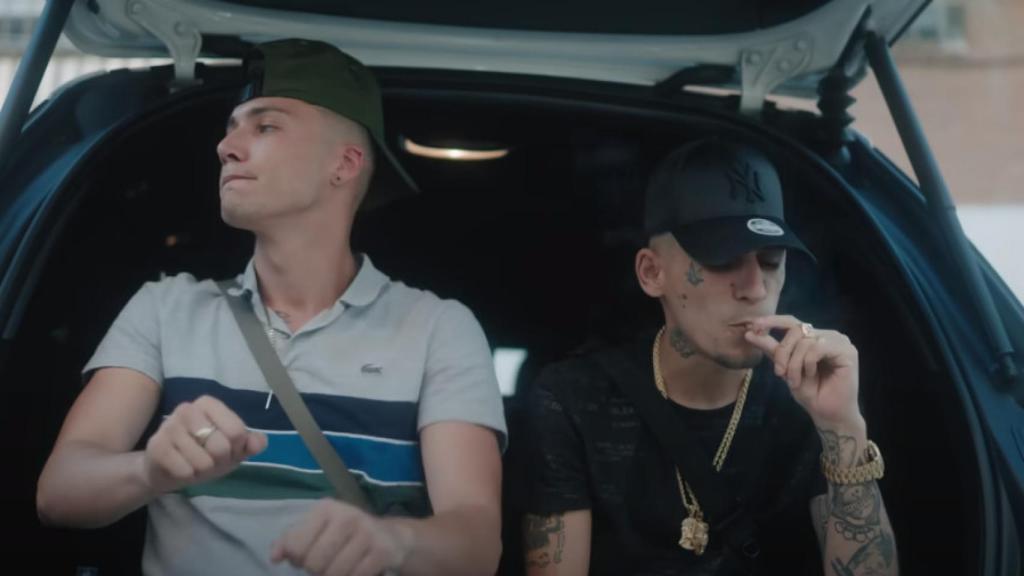 'El Jincho' junto a Swit EME en el videoclip.