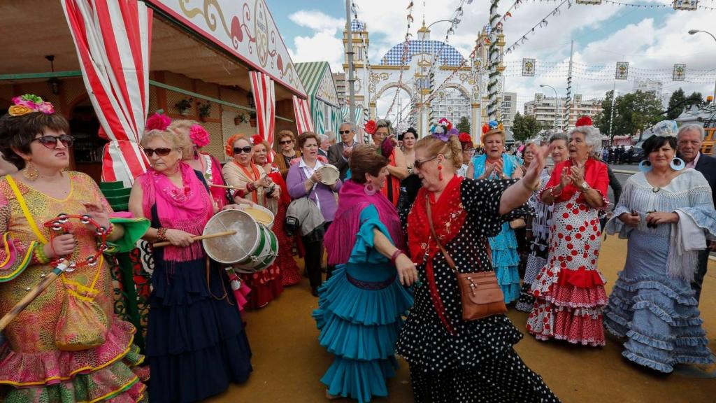 Imagen de la Feria de Abril de Sevilla.