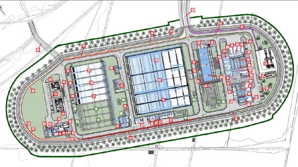 Diseño de la Edar Norte de Málaga.