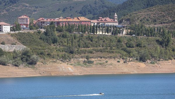 El embalse de Riaño en la provincia de León