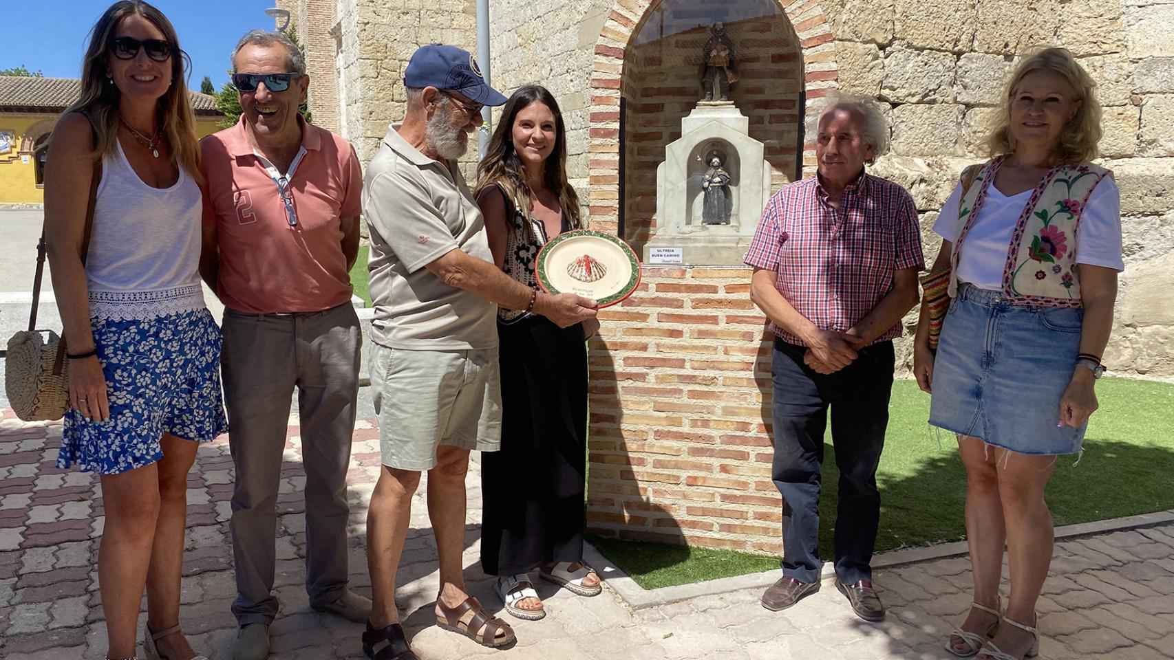Imagen del nuevo monumento en Valdestillas