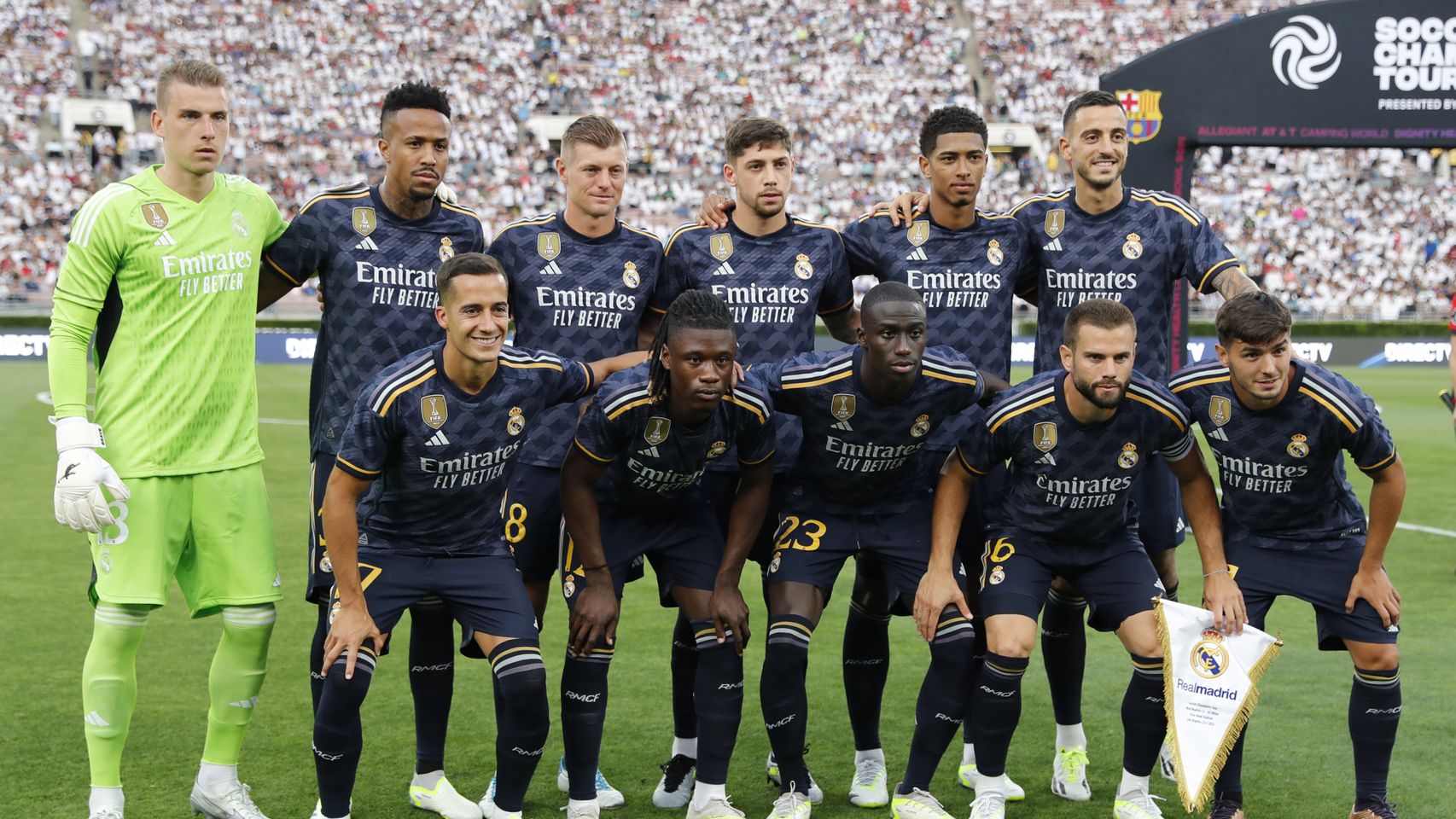 Once titular del Real Madrid contra el Milan en pretemporada