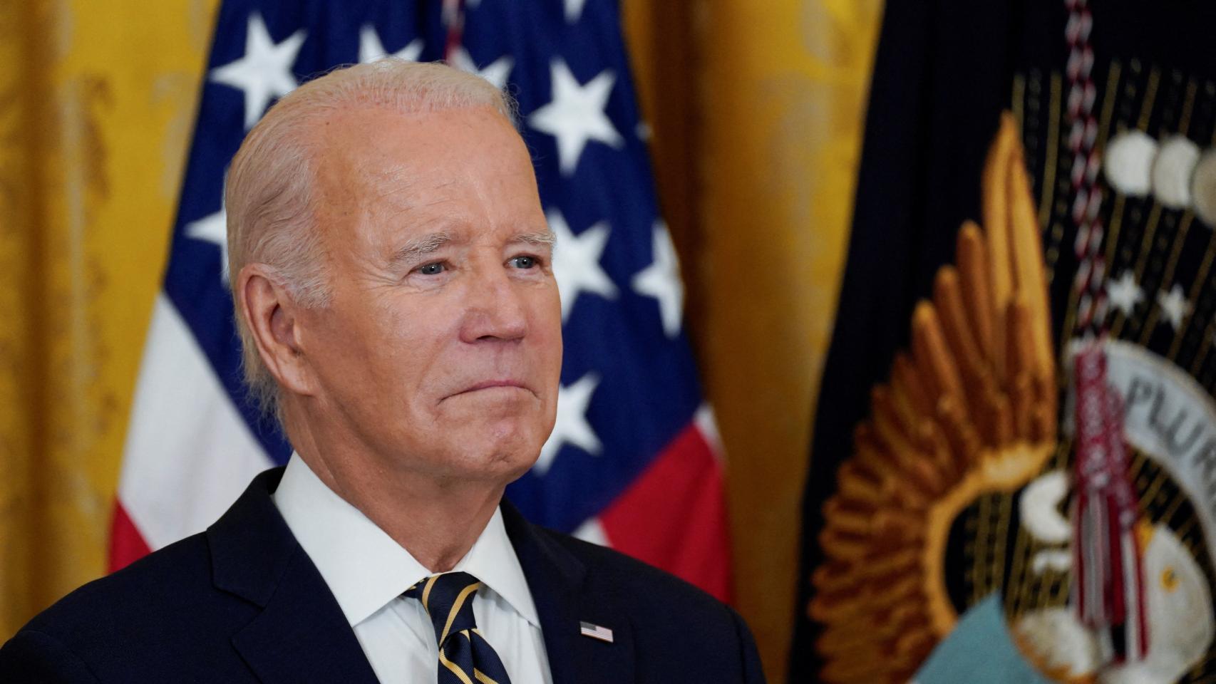 El presidente de Estados Unidos, Joe Biden, durante un evento en la Casa Blanca.