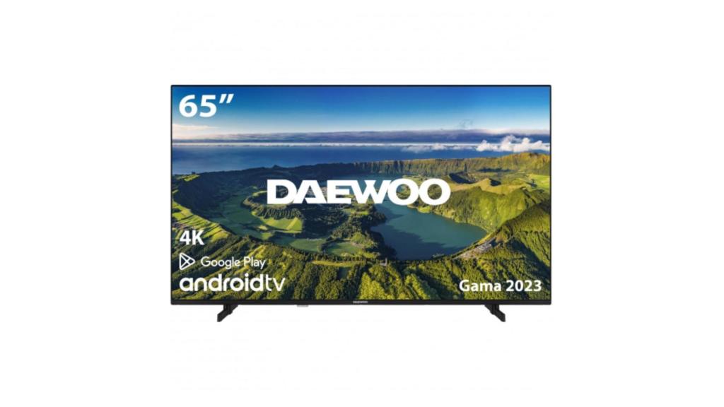 El televisor Daewoo que vende Carrefour.