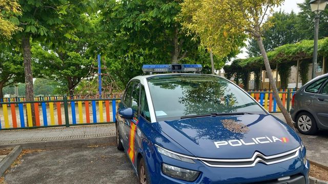 Un vehículo de la Policía Nacional.