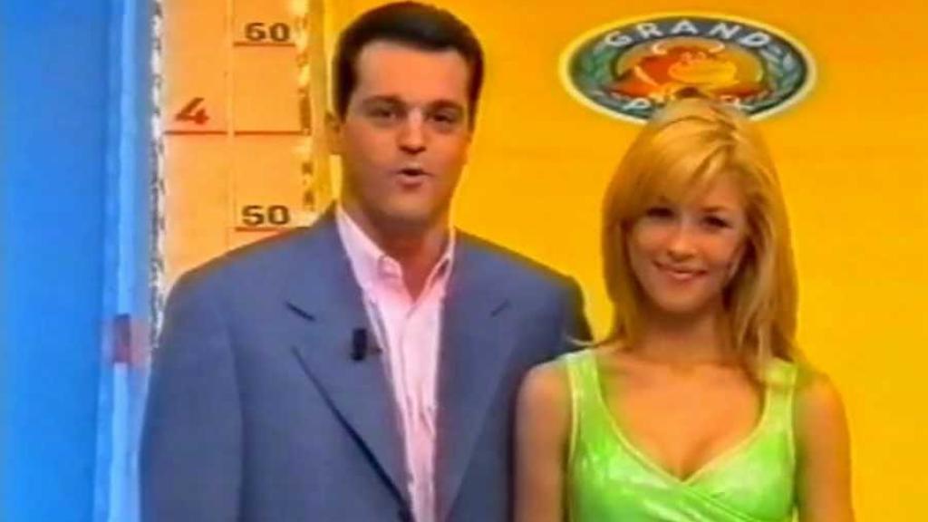 Pilar Soto junto a Ramón García presentando 'El Grand Prix.