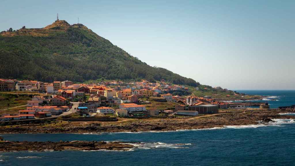 Vista de A Guarda y del monte de Santa Trega
