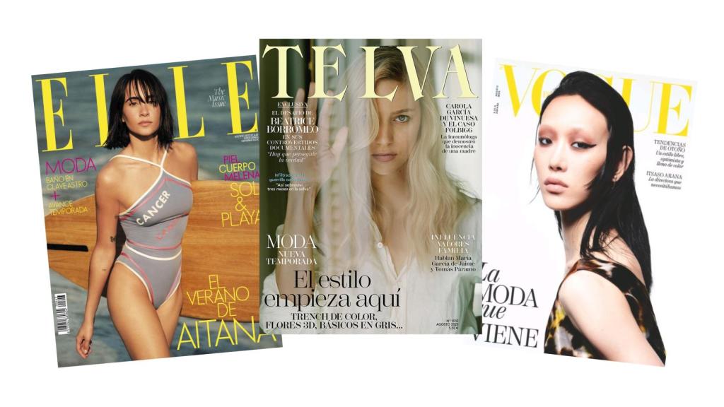 Elle, Telva y Vogue