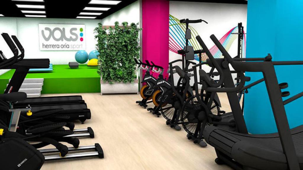 Interior del futuro gimnasio de Herrera Oria.