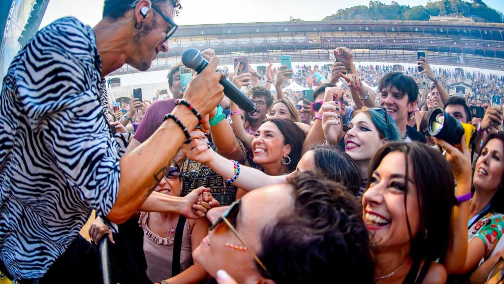 Uno de los conciertos en la plaza de toros.