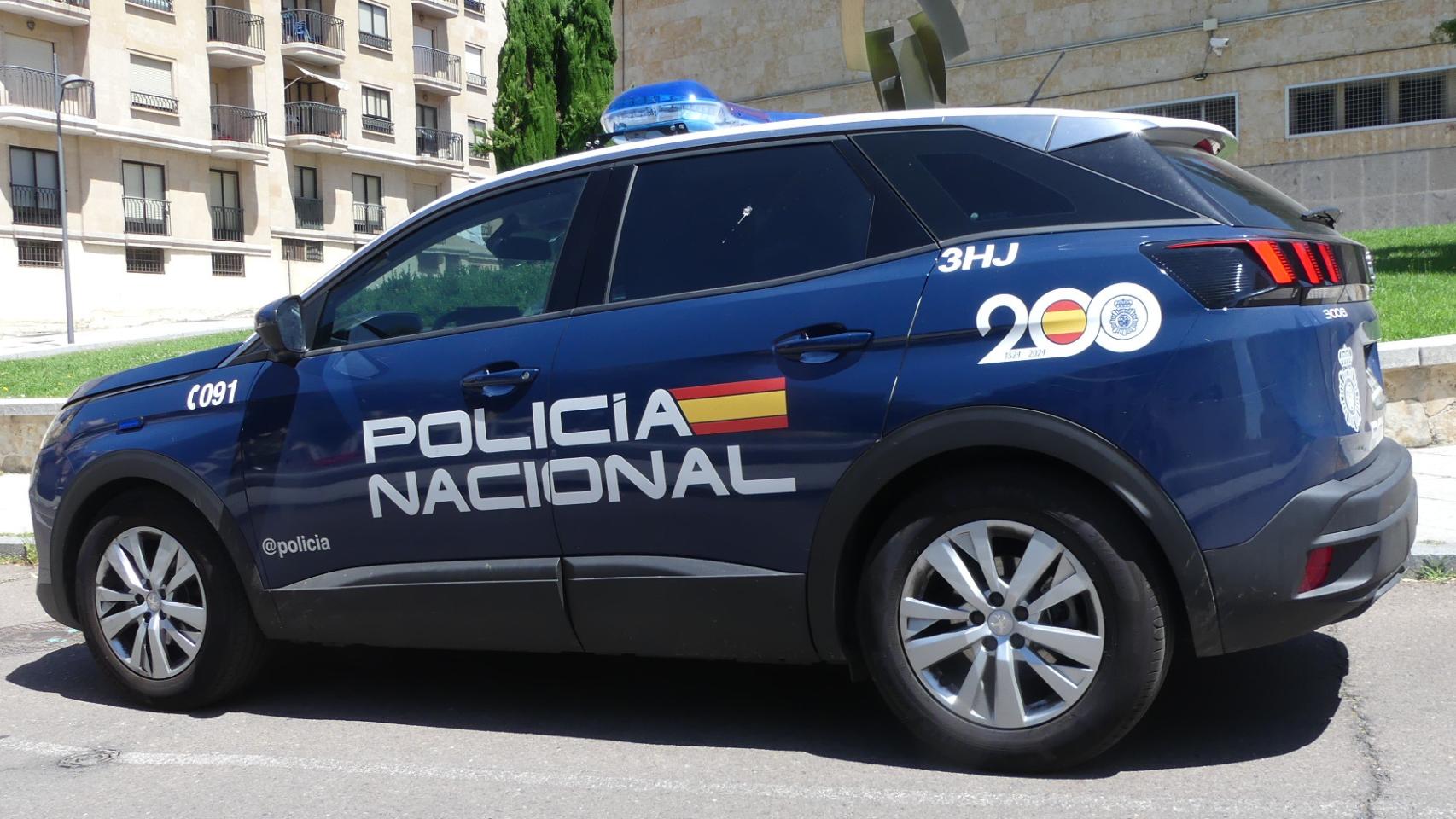 Vehículo de la Policía Nacional de Salamanca