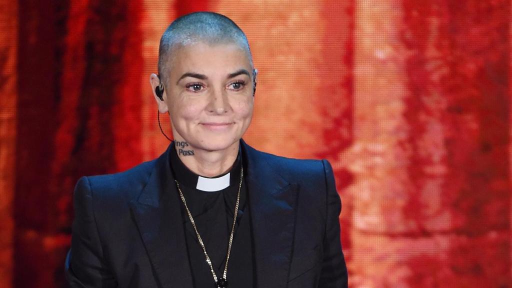 La artista Sinéad O'Connor en un espectáculo televisivo en Milán, Italia, en 2014.