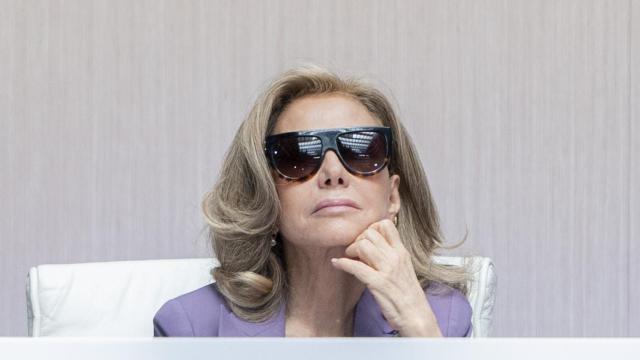 Alicia Koplowitz, en la Junta de Accionistas de este año de Endesa, donde es consejera independiente.