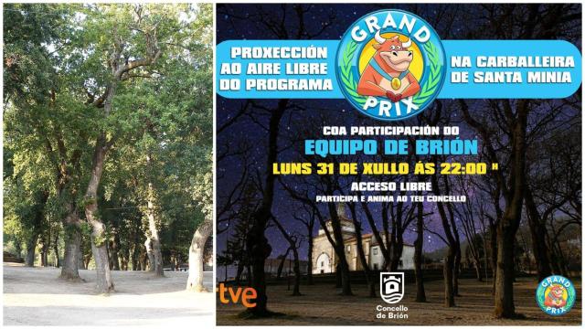 Brión (A Coruña) pondrá una pantalla gigante en  Santa Minia para seguir el Grand Prix