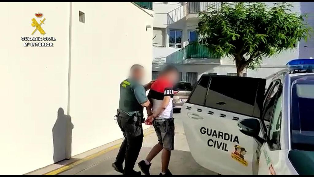Una de las detenciones en la operación Epsa.