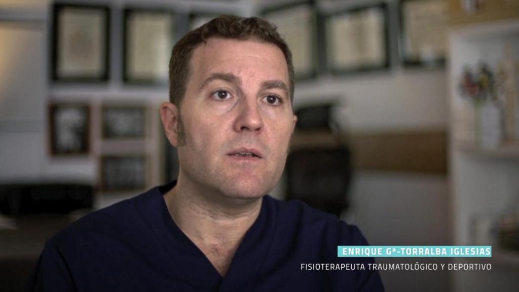 El fisioterapeuta Quique Torralba.