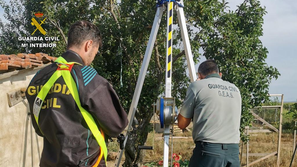 El pozo donde se encontraba Katia