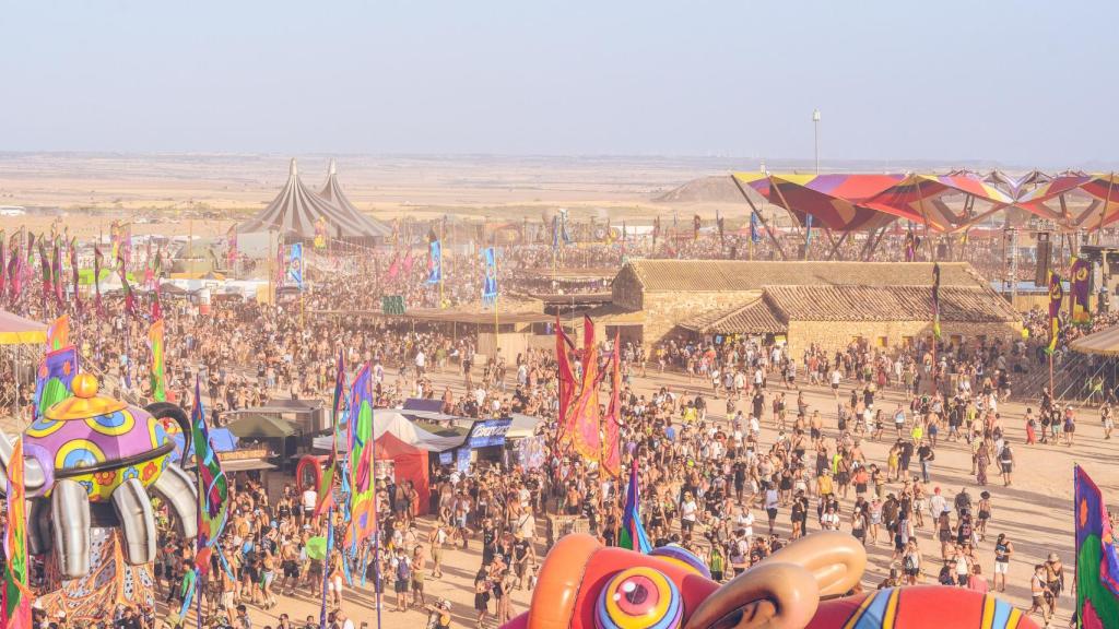 Explanada del festival de los Monegros