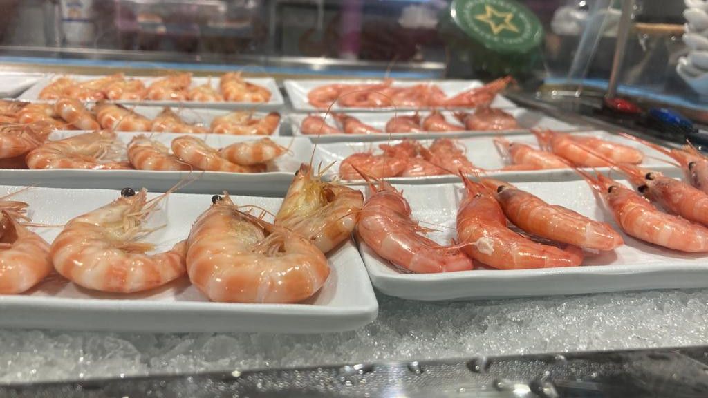 Marisco listo para consumir.