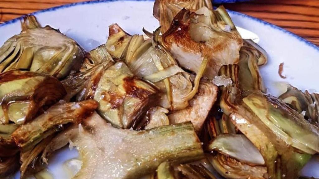Alcachofas del Mesón Mariano.