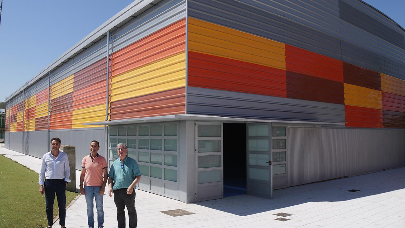 Imagen del pabellón multiusos inaugurado en Carbajosa de la Sagrada.